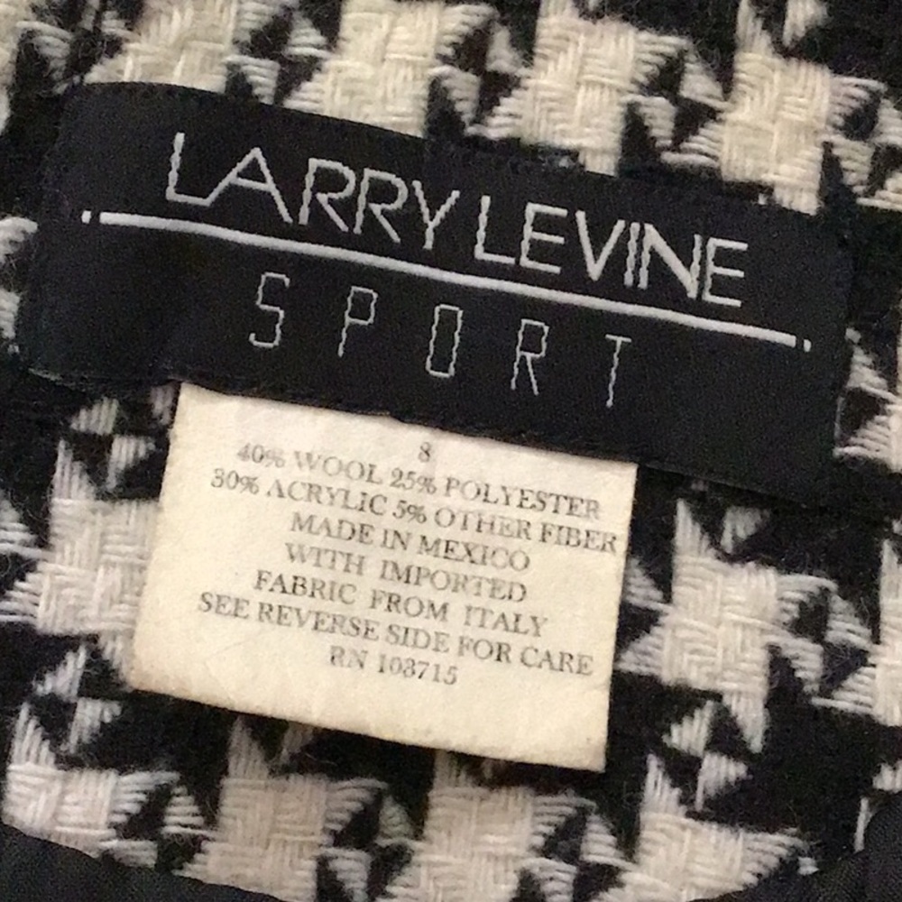 Houndstooth Wool Jacket - image 7